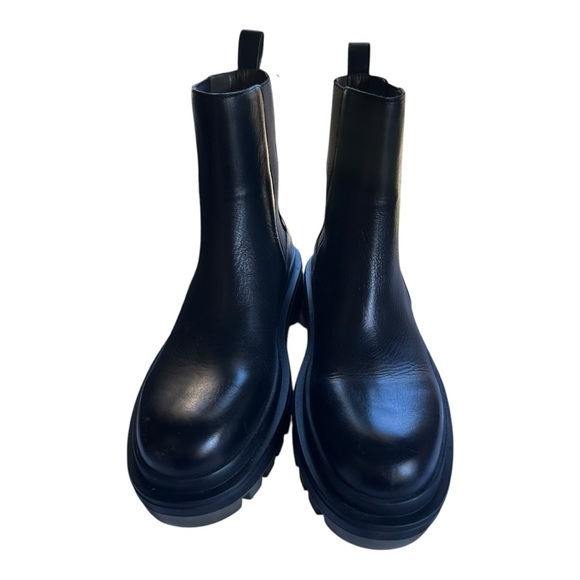 Zara Chunky Boots Black Size 40 - Picture 5 of 8